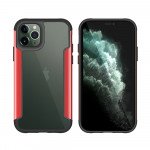 Wholesale iPhone 11 Pro Max (6.5in) Clear IronMan Armor Hybrid Case (Red)